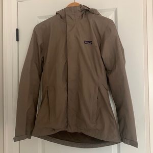 Patagonia Womens Wind Jacket Size Medium in Taupe